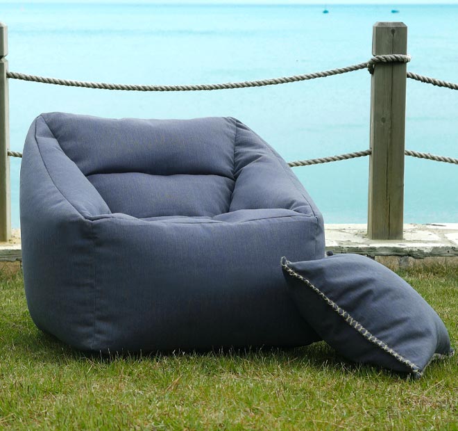 outdoor bean bag stool