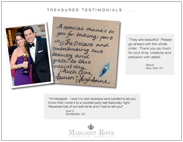 Margaret Rowe Couture Luxury Jewelry Testimonials Fans Of The Brand