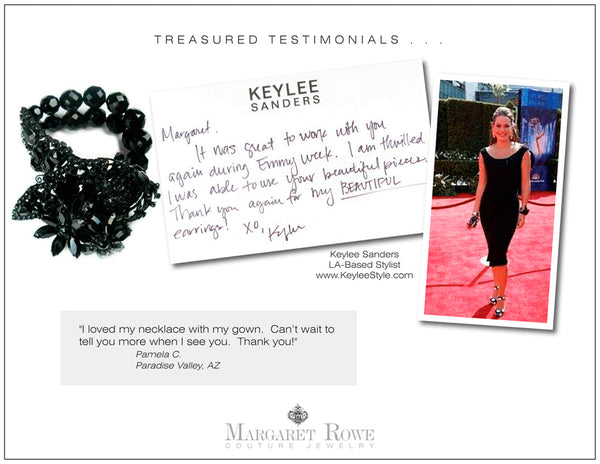 Margaret Rowe Couture Luxury Jewelry Testimonials Fans Of The Brand