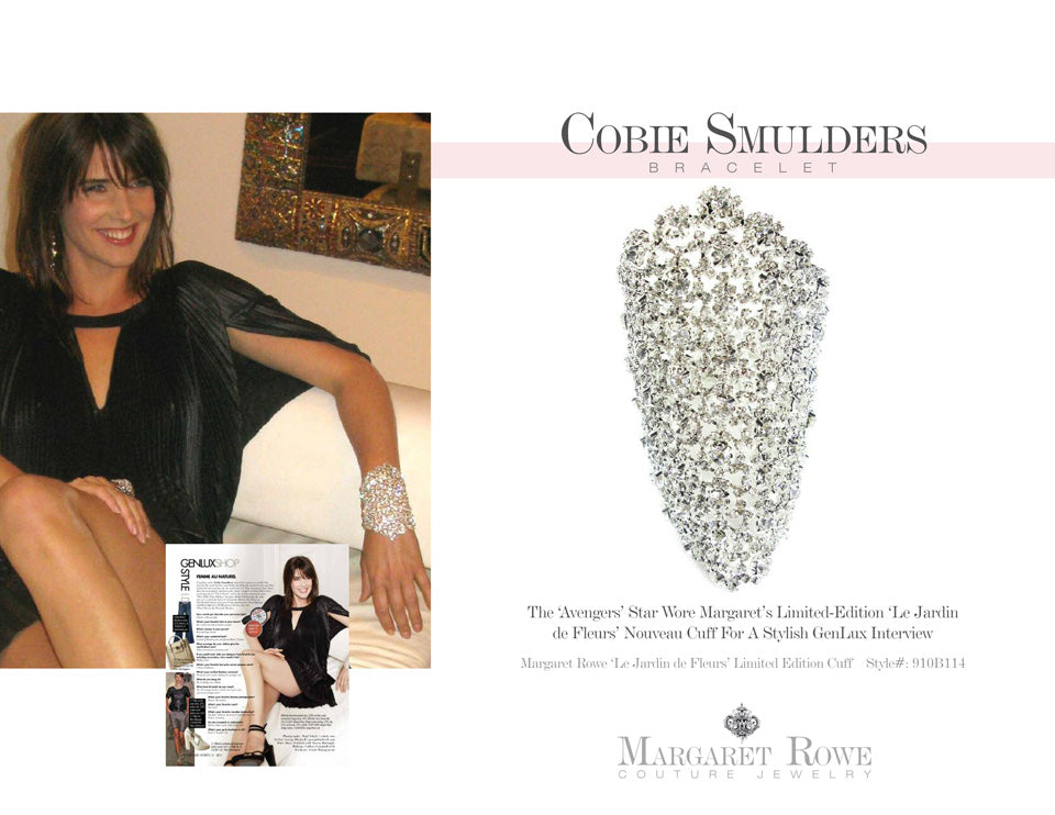 Cobie Smolders wears Margaret Rowe Couture Jewelry