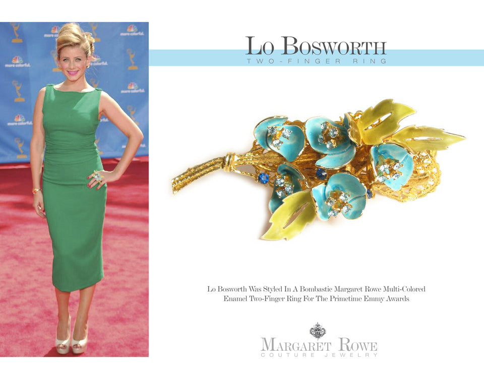 Lo Bosworth wears Margaret Rowe Couture Jewelry