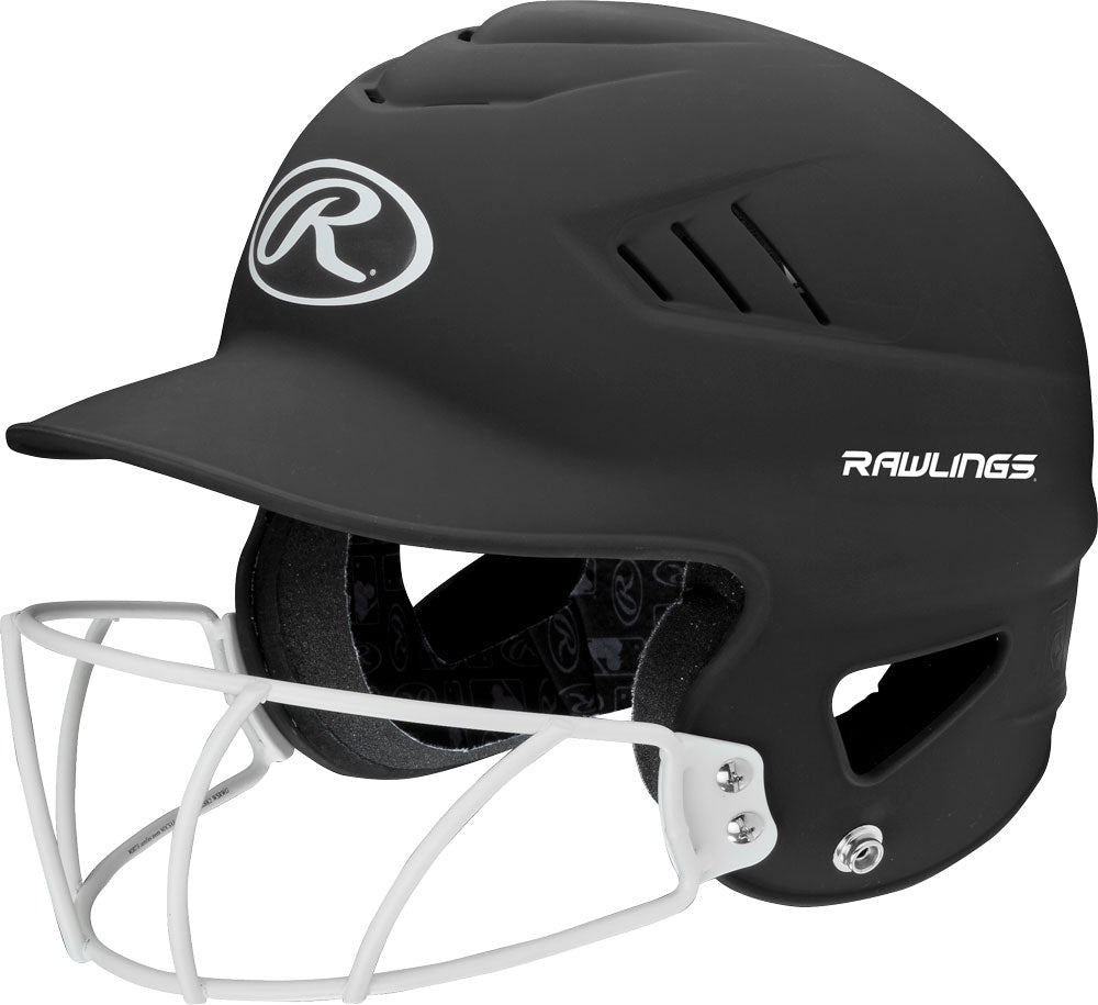 batting helmet with cage