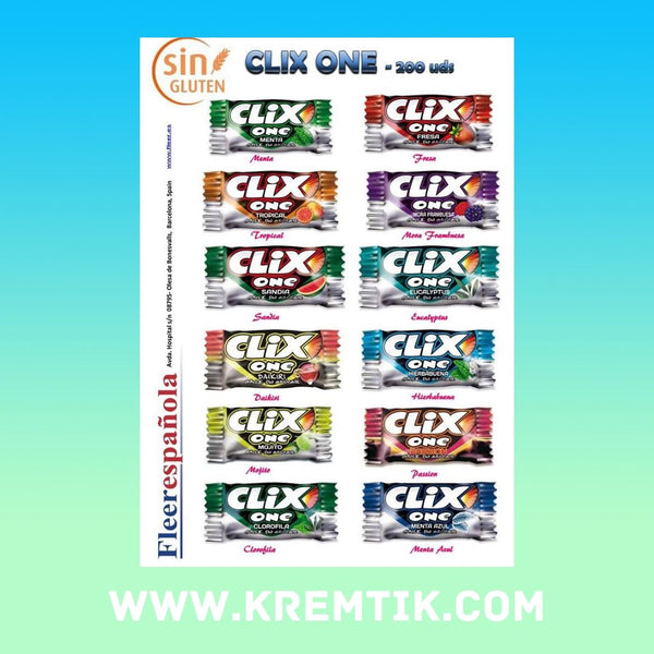 Chicles Clix Sabores