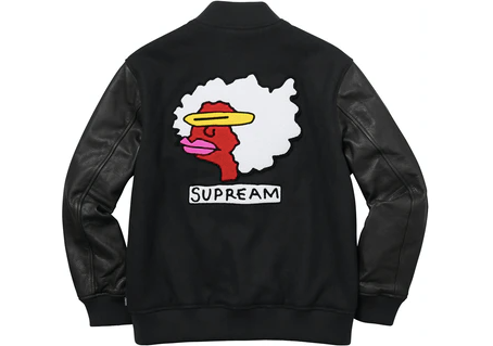 Supreme Gonz Ramm Varsity Jacket Black