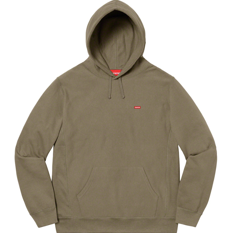 Supreme Small Box Hooded Sweatshirt Light Olive – RIF LA