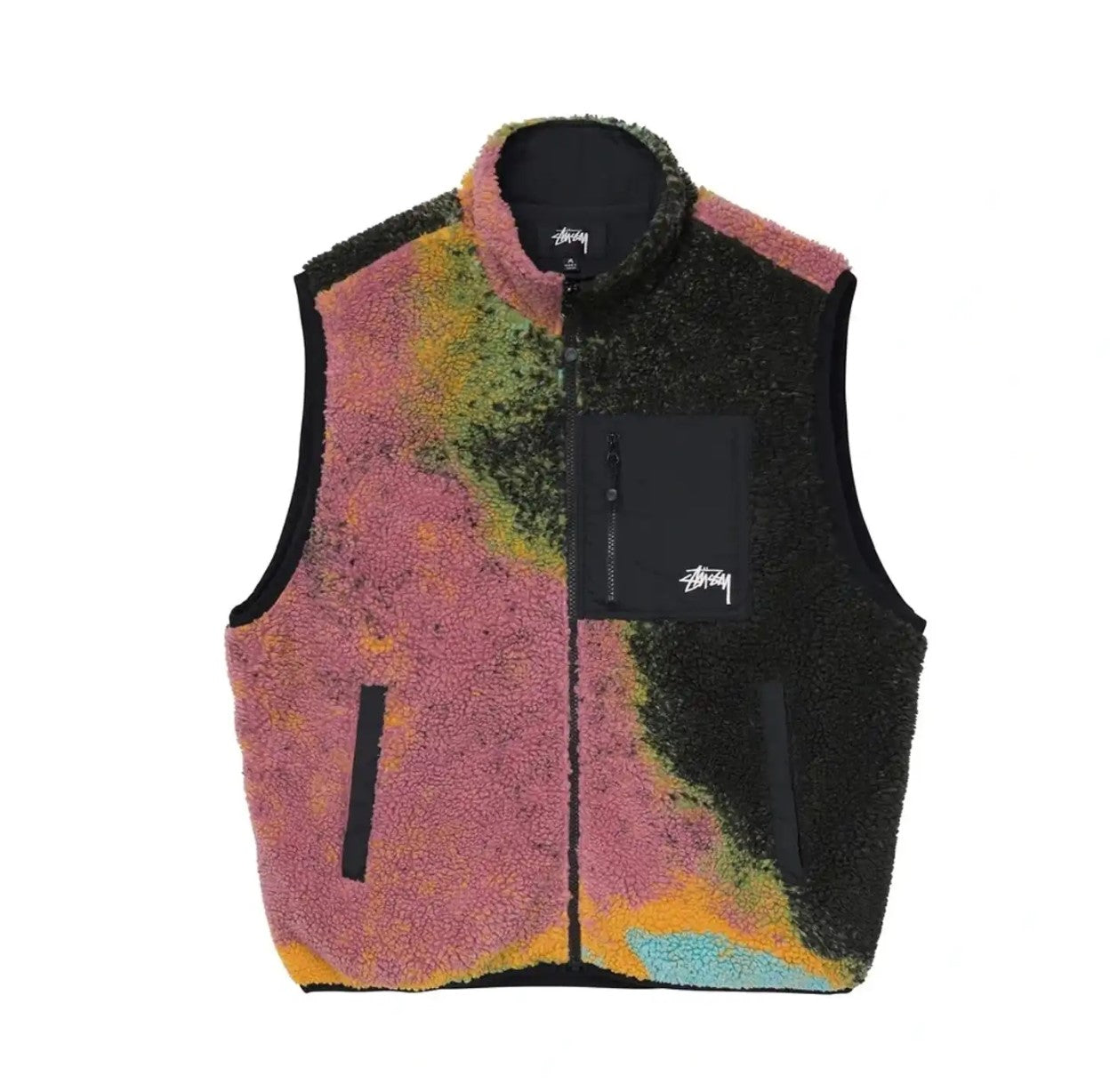 Stussy Jacquard Dye Reversible Sherpa Vest – RIF LA