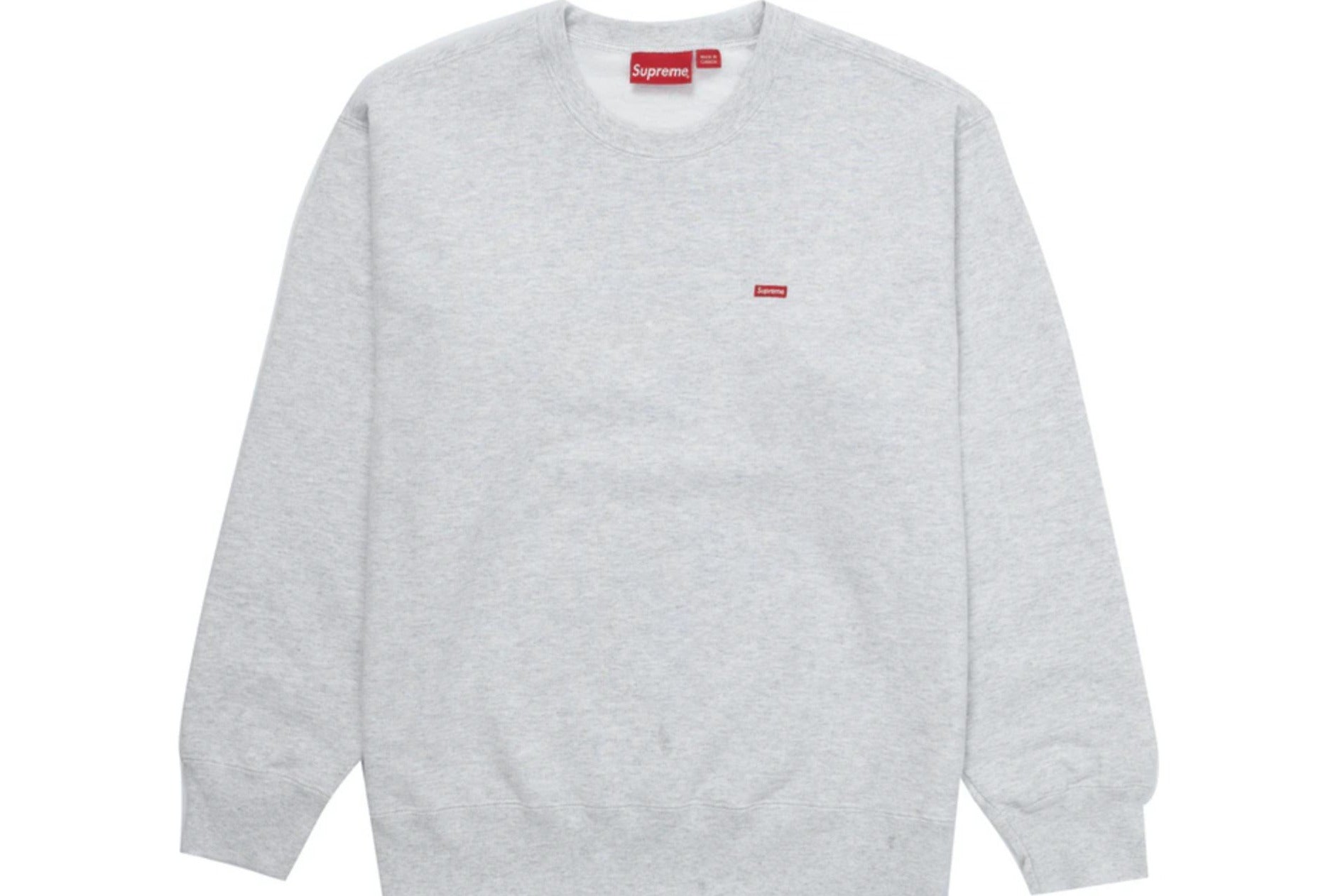 Supreme Small Box Crewneck (FW21) Ash Grey