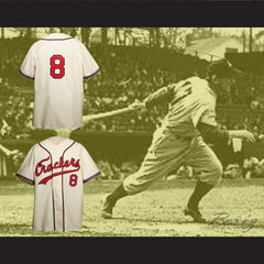 1957 Replica Atlanta Crackers Button-Down Baseball Jersey New - borizcustom