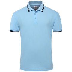 2018 Summer Style Cotton Man Polo Shirts Solid Color Short Sleeve Slim Breathable Famous Brand Men's Polos Shirts Male Tops XXXL
