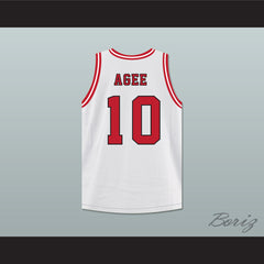 Arthur Agee 10 St Joseph Chargers High School White Basketball Jersey Hoop Dreams - borizcustom