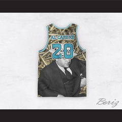 Al Capone 20 Bullets Design Basketball Jersey