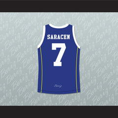 Friday Night Lights Matt Saracen 7 Dillon Panthers Basketball Jersey - borizcustom