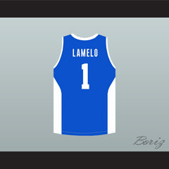 Lamelo Ball 1 Lithuania Vytautas Blue Basketball Jersey