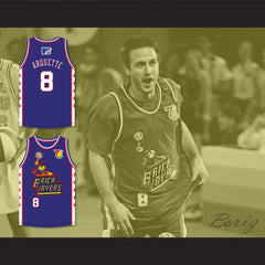 David Arquette 8 Bricklayers Basketball Jersey 7th Annual Rock N' Jock B-Ball Jam 1997