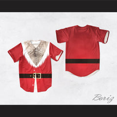 Santa Claus Tunic Hairy Chest Baseball Jersey