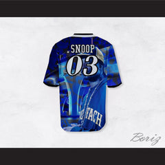 Snoop Dogg 03 Smoke Weed Everyday Blue Design Football Jersey
