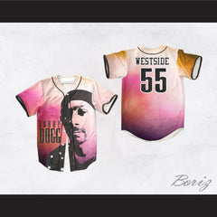Snoop Dogg 55 Westside Evening Fade Baseball Jersey