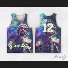 Snoop Dogg 12 Rasta Style Cosmic Space Basketball Jersey
