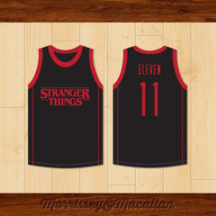 Eleven 11 Stranger Things Basketball Jersey by Morrissey&Macallan