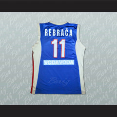 Zeljko Rebraca 11 Serbia and Montenegro Basketball Jersey Stitch Sewn - borizcustom - 2