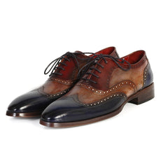 Paul Parkman Men's Three Tone Wingtip Oxfords (ID#PP2278)