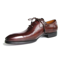 Paul Parkman Men's Oxford Dress Shoes Brown&Bordeaux (ID#22T55)