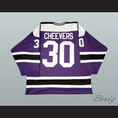 Gerry Cheevers WHA Cleveland Crusaders Hockey Jersey - borizcustom