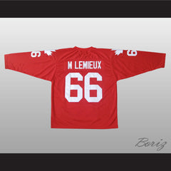 MARIO LEMIEUX 66 Canada Hockey Jersey All Sizes NEW - borizcustom