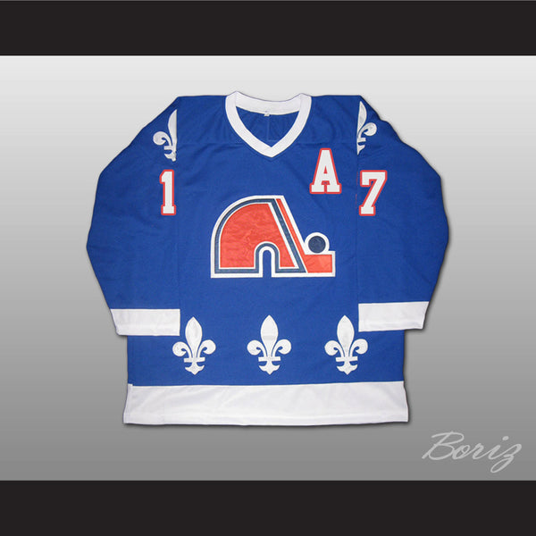 Wendel Clark Retro Hockey Jersey Quebec Nordiques 17 - borizcustom - 1
