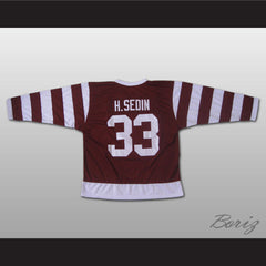 Henrik Sedin Vancouver MILLIONAIRES Hockey Jersey Stitch Sewn All Sizes New - borizcustom - 2