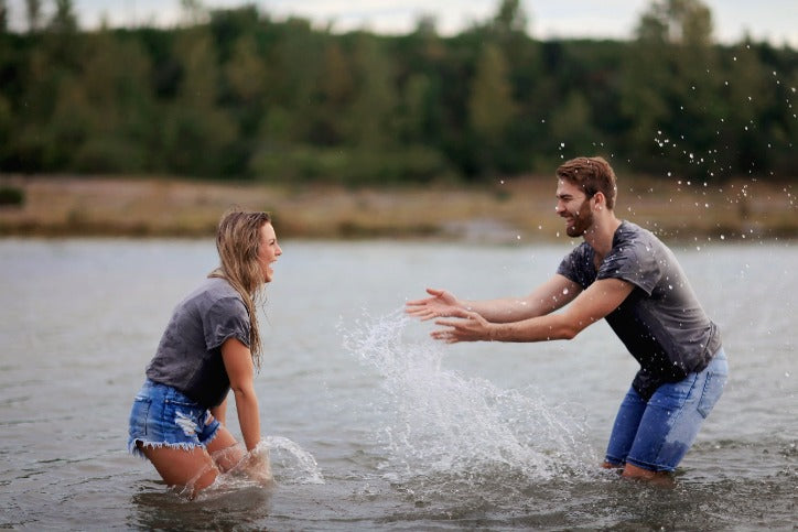 Couple Enjoying Themselves