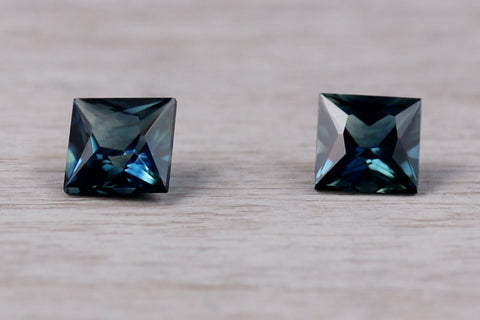 3mm Australian Sapphire, Princess Cut