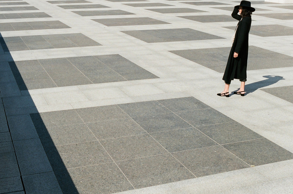 Kate LeSueur — Kick Pleat Winter Lookbook V