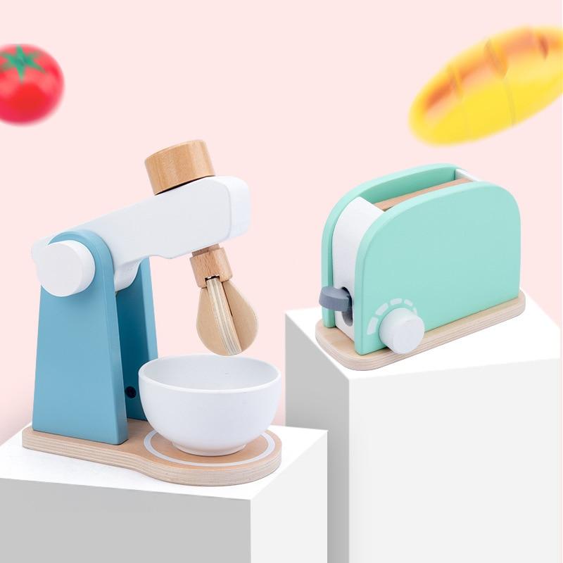 Jeu de Dinette - Equipement de Cuisine Electroménager en Bois