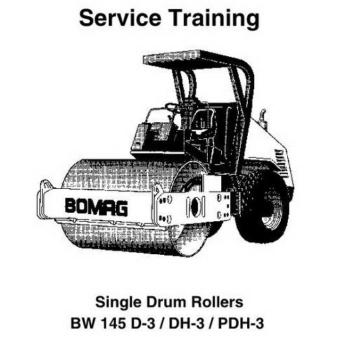 Bomag Single Drum Rollers BW124DH-3/BW124PDH-3/BW124PDB-3/BW145D-3/BW1