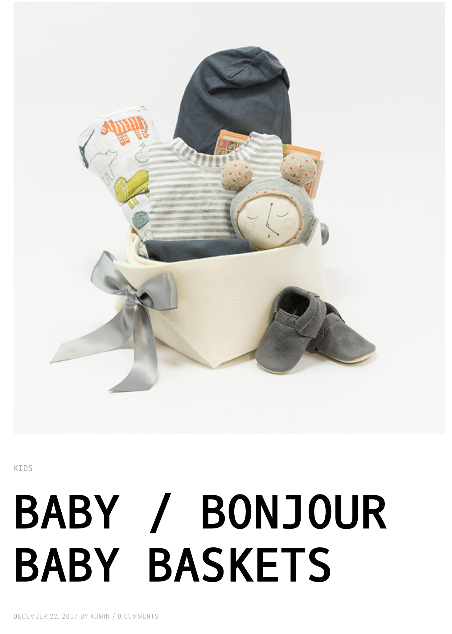 Blog about Bonjour Baby Baskets on Target Littles