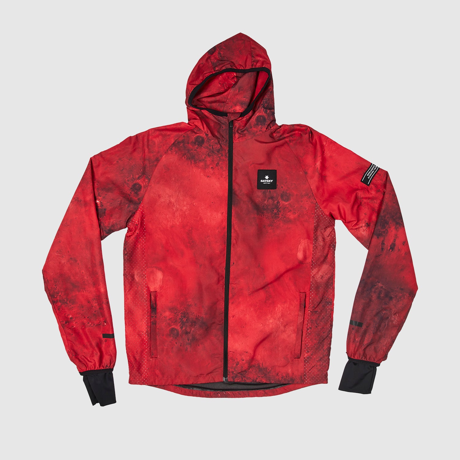 ■ 公式 ■ SAYSKY/セイスカイ ランニングジャケット IMRJA10 Mars Blaze Jacket - Mars Red [ユニセックス]