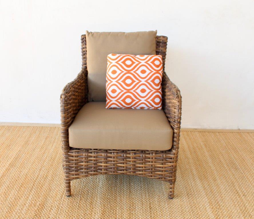 wicker reading chair