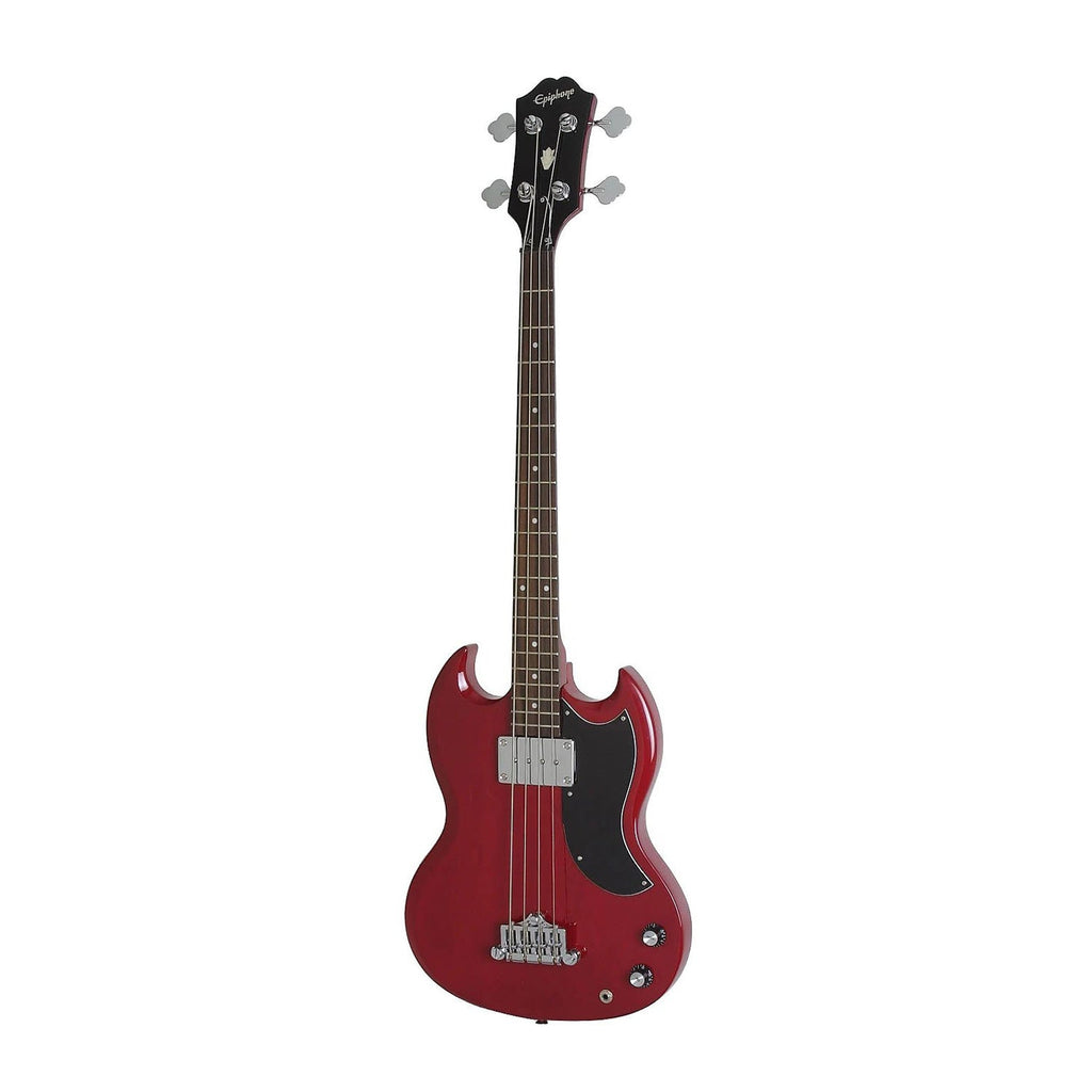 red epiphone bass