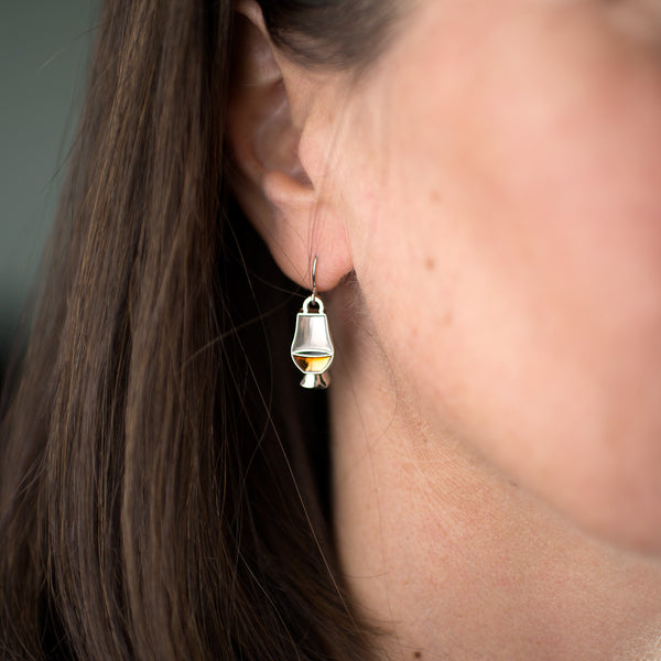 Glencairn Whisky Glass Earrings Available to Buy Online Now