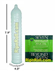 Beyond Seven with aloe condoms