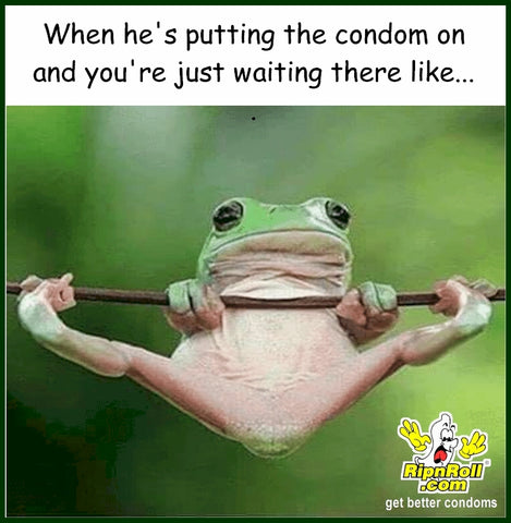 frog condom meme