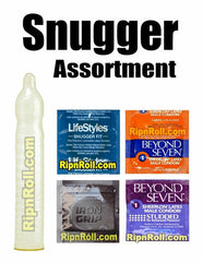 Snugger fit small condom assortment sampler