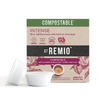 St Remio INTENSE Lavazza® A Modo Mio®* Compostable Compatible Capsules