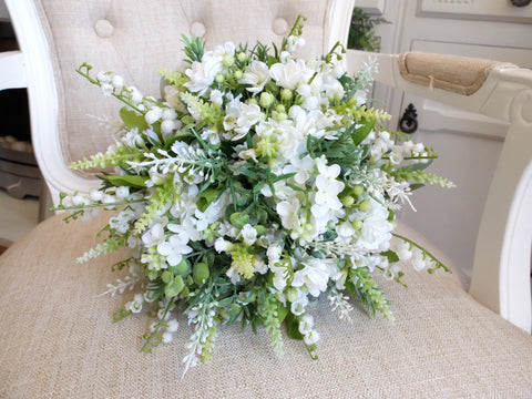 rustic lily of the valley bouquet