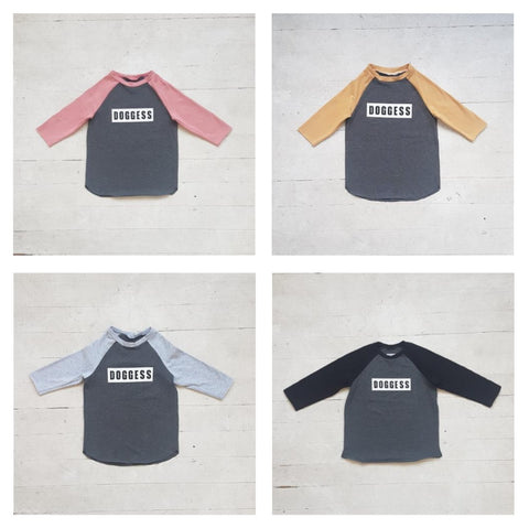 Kids DOGGESS Baseball Tee Collection