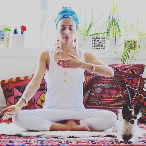 Myrah Kundalini Yoga White Meditate Kundalini Dhoti Onesie