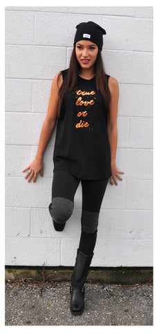 Downtown Betty ~True Love or Die Drape Tank, Riding Pant