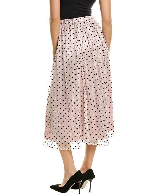 Anne Klein Flocked Mesh Skirt | Shop Premium Outlets