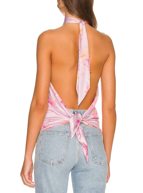 Loveshackfancy Boca Handkerchief Top in Summer Morning | Shop Premium